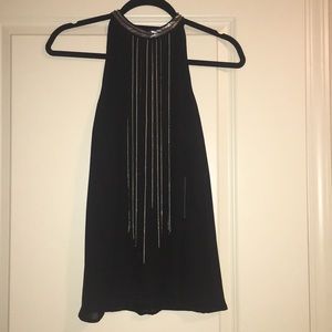 Black GUESS brand halter top